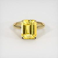 5.02 Ct. Sapphire Ring, 18K Yellow Gold 1