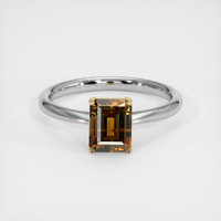 1.57 Ct. Gemstone Ring, 14K Yellow & White 1