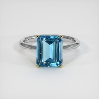 4.21 Ct. Gemstone Ring, 14K Yellow & White 1