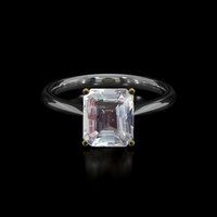 2.00 Ct. Gemstone Ring, 14K Yellow & White 1