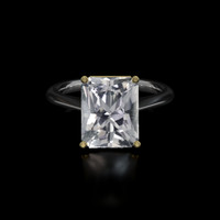 4.74 Ct. Gemstone Ring, 14K Yellow & White 1