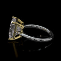 4.74 Ct. Gemstone Ring, 14K Yellow & White 4