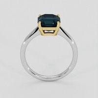 3.01 Ct. Green Sapphire Ring, 14K Yellow & White 3