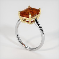 4.55 Ct. Gemstone Ring, 18K Yellow & White 2