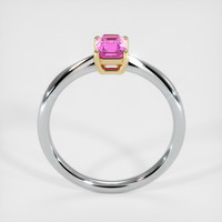 0.88 Ct. Sapphire Ring, 18K Yellow & White 3