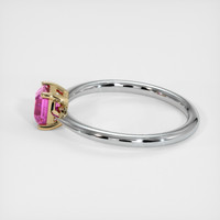 0.88 Ct. Sapphire Ring, 18K Yellow & White 4