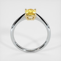 1.06 Ct. Yellow Sapphire Ring, 18K Yellow & White 3
