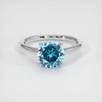 3.38 Ct. Gemstone Ring, Platinum 950 1