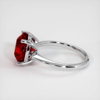 6.06 Ct. Ruby Ring, Platinum 950 4