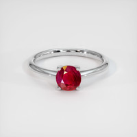 0.94 Ct. Ruby Ring, Platinum 950 1