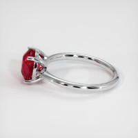 2.76 Ct. Ruby Ring, Platinum 950 4