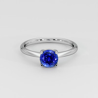 1.25 Ct. Blue Sapphire Ring, Platinum 950 1