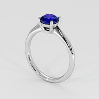 1.25 Ct. Blue Sapphire Ring, Platinum 950 2