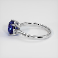 2.80 Ct. Blue Sapphire Ring, Platinum 950 4