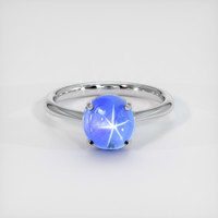 3.60 Ct. Bluish Purple Sapphire Ring, Platinum 950 1