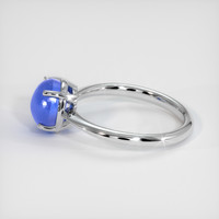 3.60 Ct. Bluish Purple Sapphire Ring, Platinum 950 4