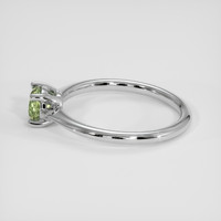 0.56 Ct. Yellowish Green Sapphire Ring, Platinum 950 4