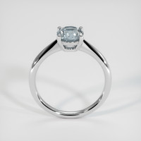 1.25 Ct. Bluish Green Sapphire Ring, Platinum 950 3