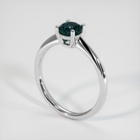 0.89 Ct. Sapphire Ring, Platinum 950 2
