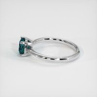 0.83 Ct. Sapphire Ring, Platinum 950 4