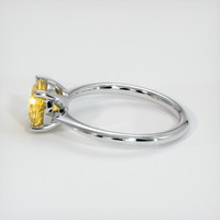 2.05 Ct. Yellow Sapphire Ring, Platinum 950 4