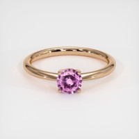 0.73 Ct. Sapphire Ring, 14K Rose Gold 1