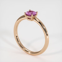 0.73 Ct. Sapphire Ring, 14K Rose Gold 2