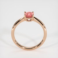 1.03 Ct. Padparadscha Sapphire Ring, 14K Rose Gold 3
