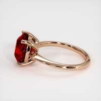 6.06 Ct. Ruby Ring, 14K Rose Gold 4