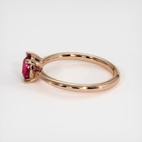 0.94 Ct. Ruby Ring, 14K Rose Gold 4