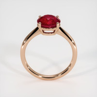 2.76 Ct. Ruby Ring, 14K Rose Gold 3