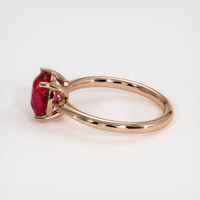 2.76 Ct. Ruby Ring, 14K Rose Gold 4