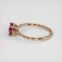 1.14 Ct. Padparadscha Sapphire Ring, 18K Rose Gold 4