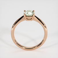 0.95 Ct. Green Sapphire Ring, 18K Rose Gold 3
