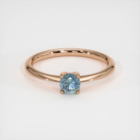 0.47 Ct. Sapphire Ring, 18K Rose Gold 1