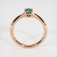 0.47 Ct. Sapphire Ring, 18K Rose Gold 3
