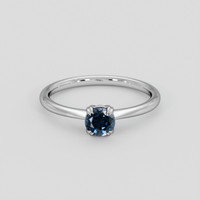 0.51 Ct. Blue Spinel Ring, Silver 1