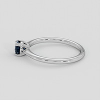 0.51 Ct. Blue Spinel Ring, Silver 4