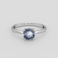 1.18 Ct. Greyish Blue Spinel Ring, Silver 1