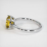 2.10 Ct. Yellowish Green Sphene (Titanite) Ring, 10K White Gold 4
