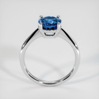 2.28 Ct. Blue Sapphire Ring, 10K White Gold 3