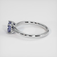 1.46 Ct. Violet Sapphire Ring, 10K White Gold 4