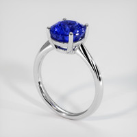 3.09 Ct. Sapphire Ring, 14K White Gold 2