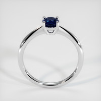 1.05 Ct. Blue Sapphire Ring, 14K White Gold 3