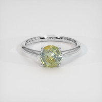 1.90 Ct. Sapphire Ring, 14K White Gold 1