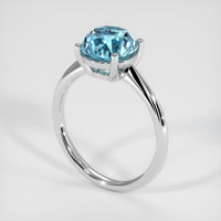 3.38 Ct. Gemstone Ring, 14K White Gold 2