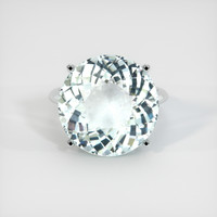 12.88 Ct. Gemstone Ring, 14K White Gold 1