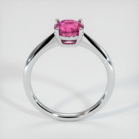 1.56 Ct. Pink Sapphire Ring, 14K White Gold 3