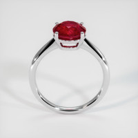 2.76 Ct. Ruby Ring, 14K White Gold 3