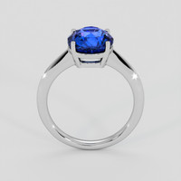 3.04 Ct. Blue Sapphire Ring, 14K White Gold 3